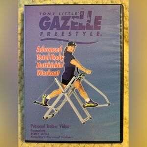 GAZELLE FREESTYLE ADVANCED TOTAL BODY BUTTKICKIN’ WORKOUT DVD, by Tony Little.